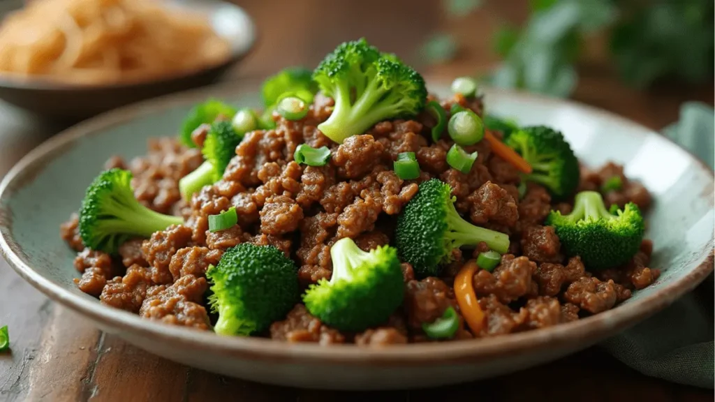 Ground Beef Broccoli Recipe