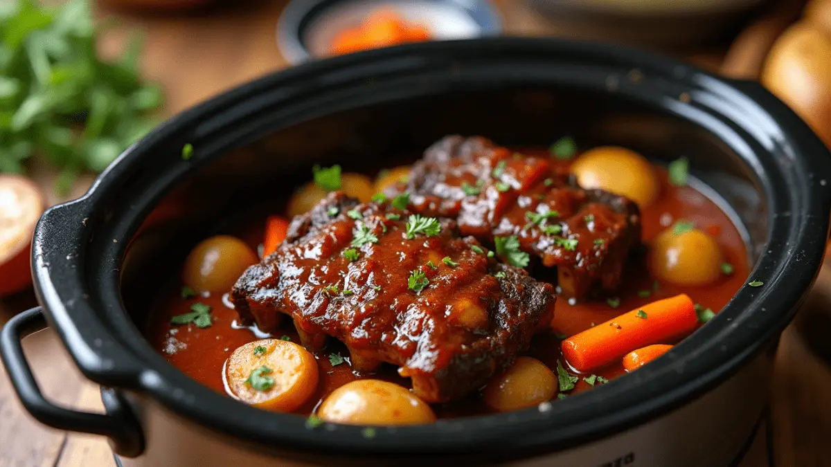 beef short ribs recipe slow cooker