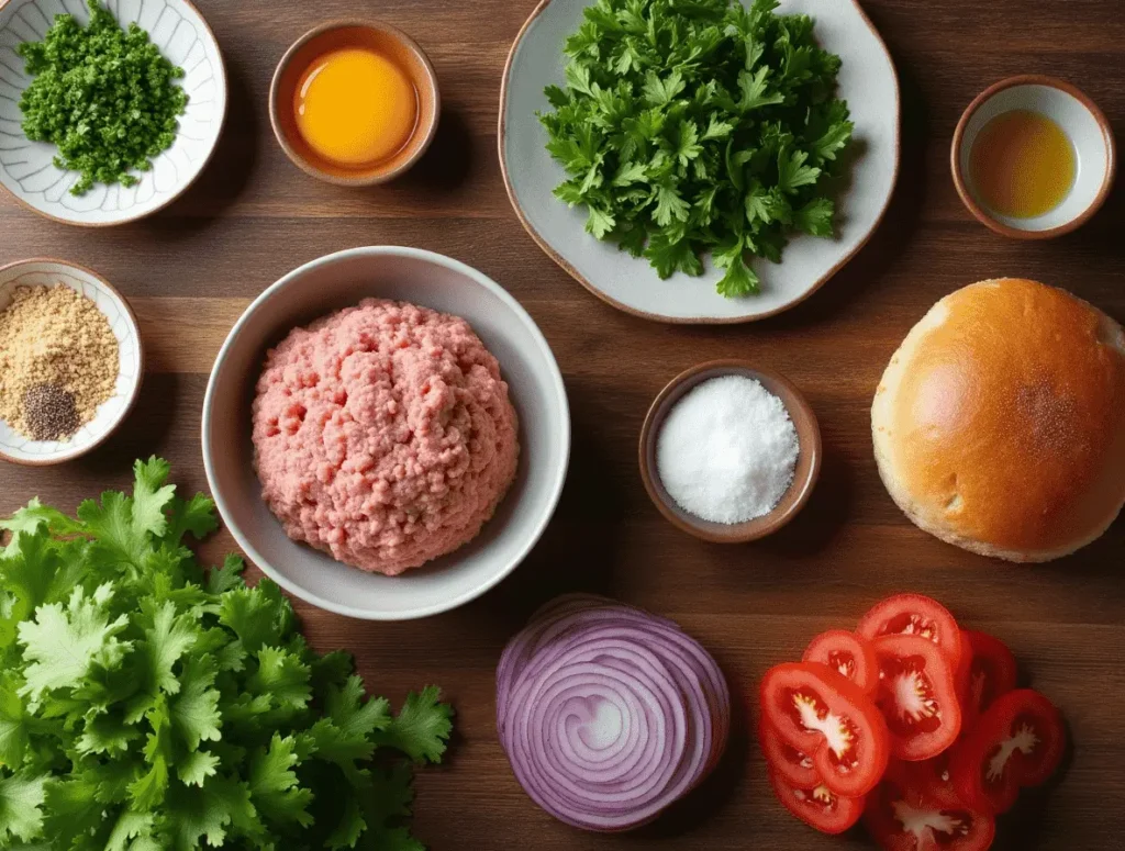 turkey burger recipe ingredients