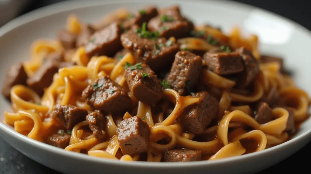 beef and noodles recipe