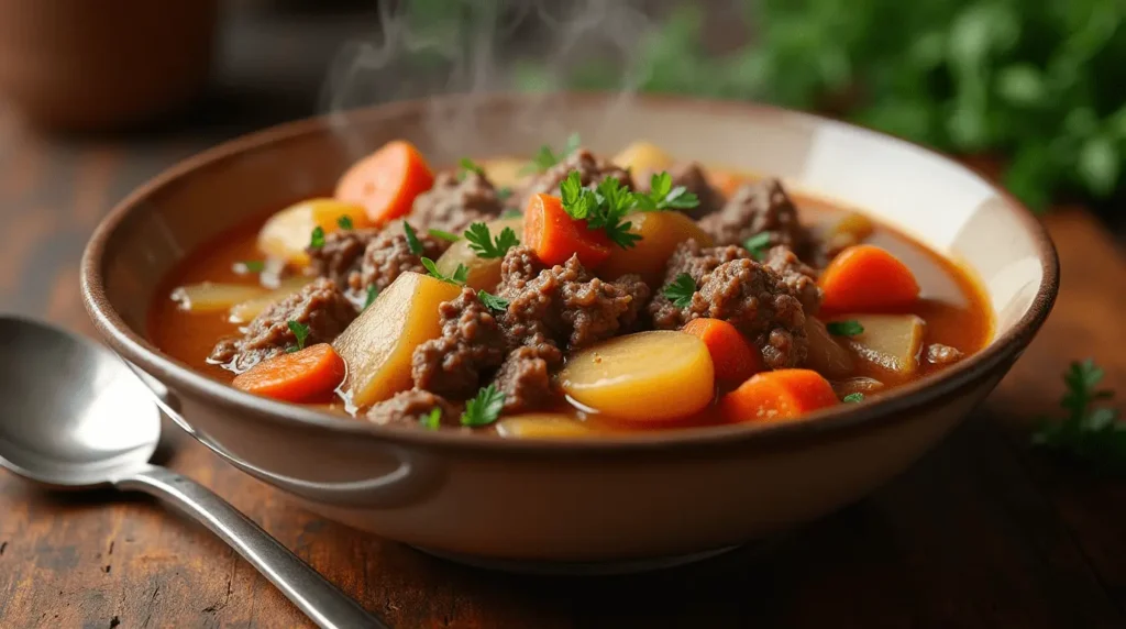 ground beef stew