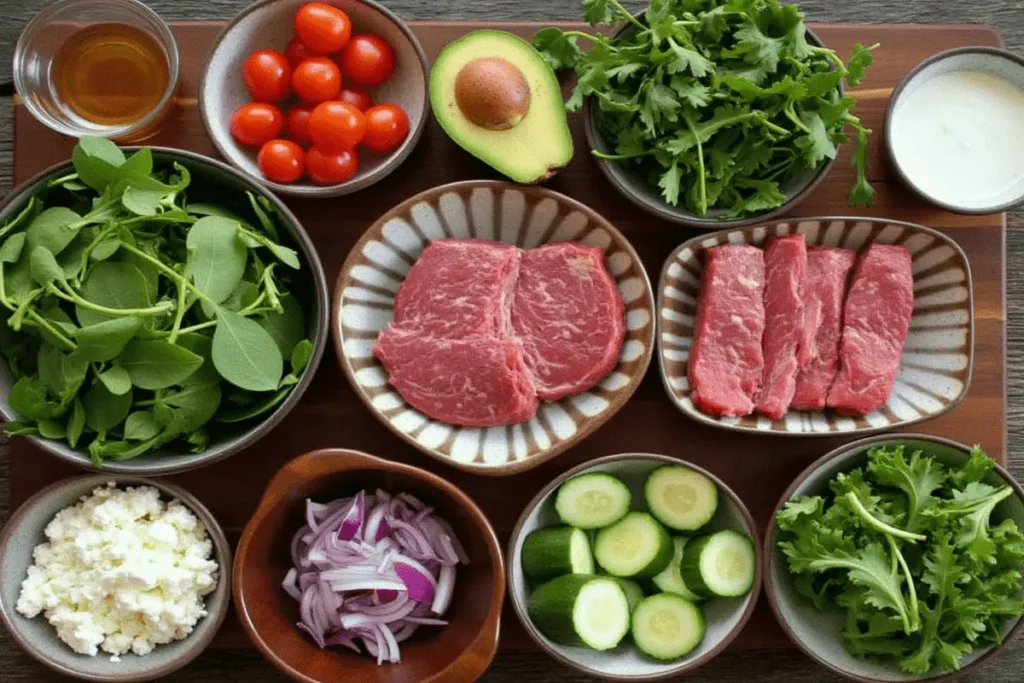 steak salad recipe